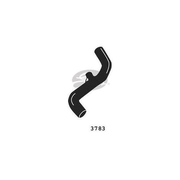 CURVED RADIATOR HOSE 360MMX33 image