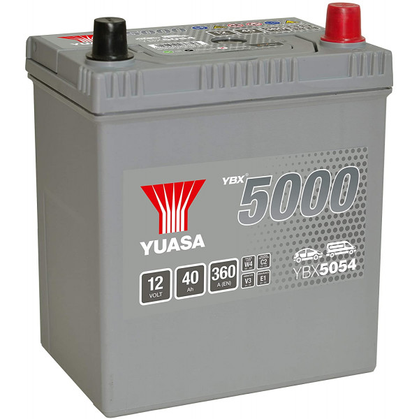 Yuasa YBX5054 12V 40Ah 360A Silver High Performance Battery image