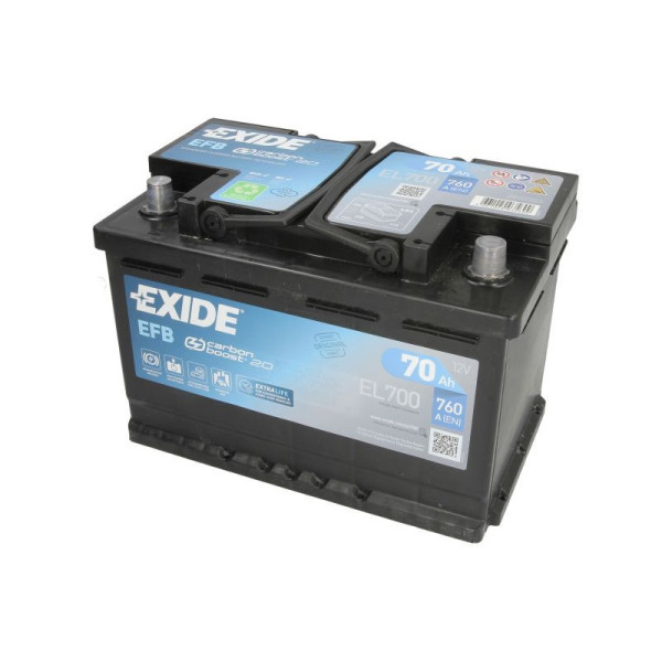 EXIDE EFB Battery 096EFB 12V 70AH image