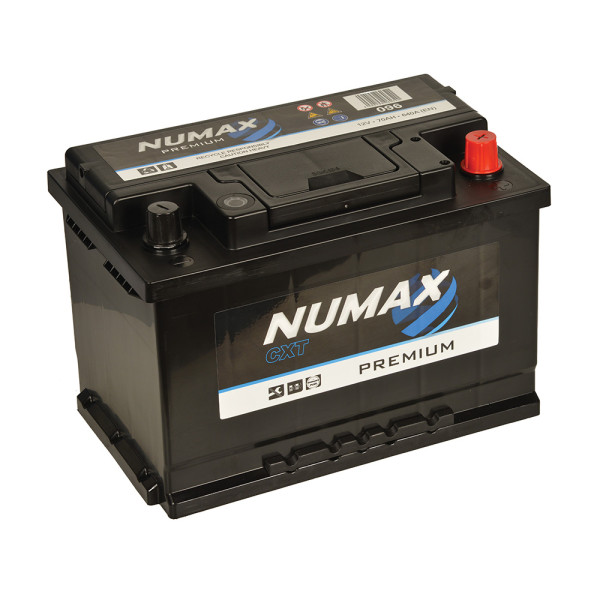 NUMAX PREMIUM CAR BATTERY 12V 70AH 096 image