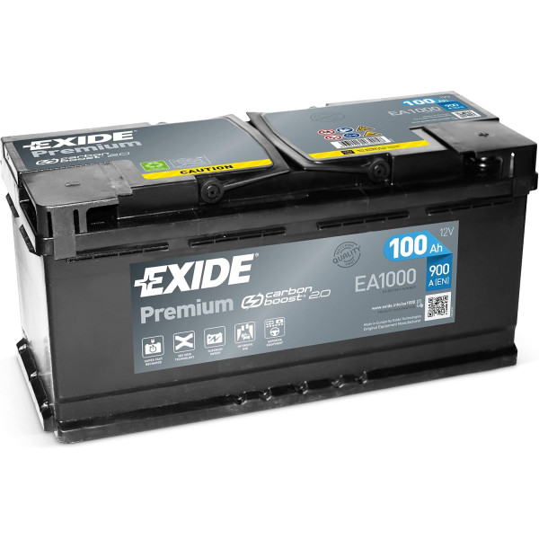 EXIDE Premium Battery 019 12V 100AH image