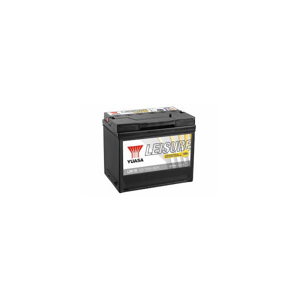 Yuasa 70Ah 480A Leisure Battery 80 Cycles NCC=C 260X174X225 image