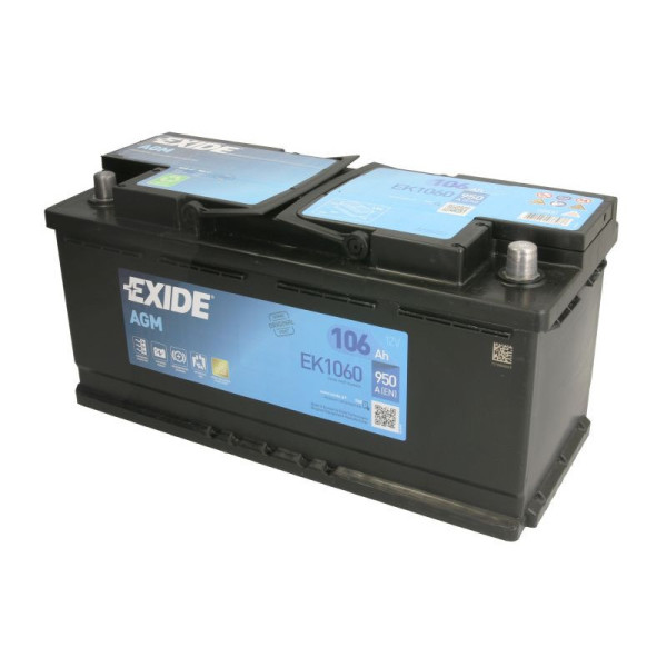 EXIDE AGM Battery 020AGM 12V 106AH 950A image