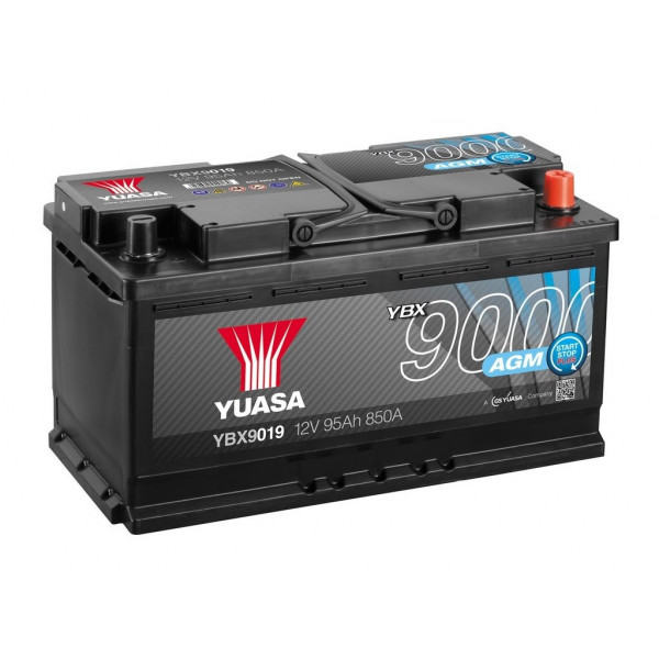 Yuasa YBX9019 12V 95Ah 850A AGM Start Stop Plus Battery image