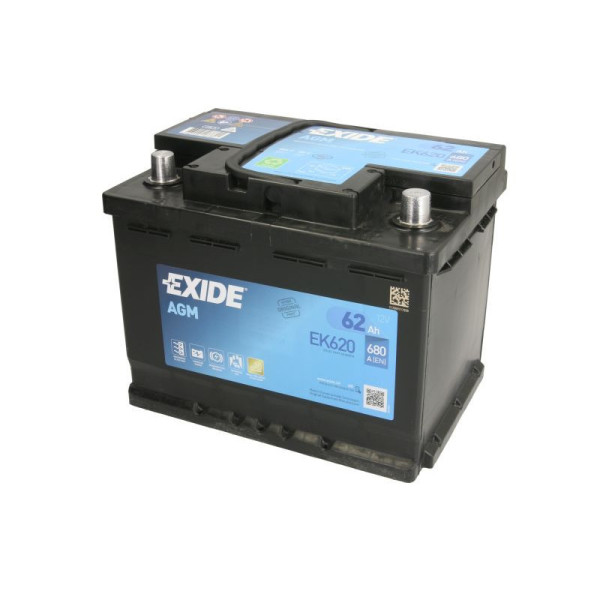 EXIDE AGM Battery 027AGM 12V 62AH 680A image