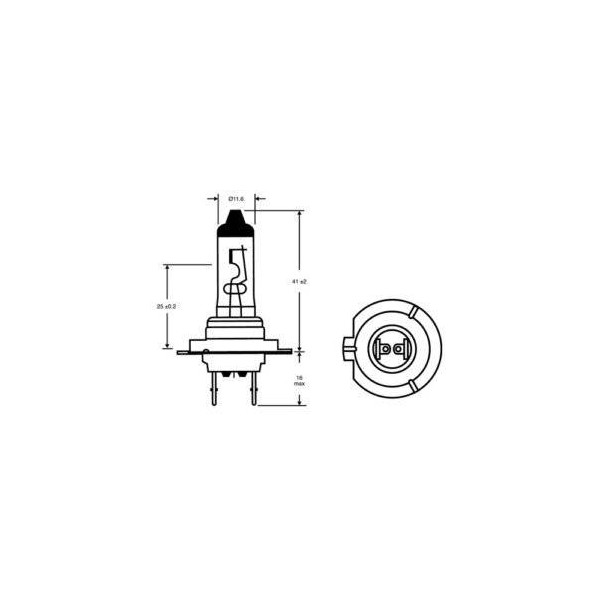 Neolux N477 12V 55W PX26d H7 Single Blister image