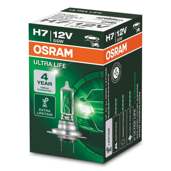 Osram H7 477 \'Ultralife\' Headlamp Bulb X 1 image