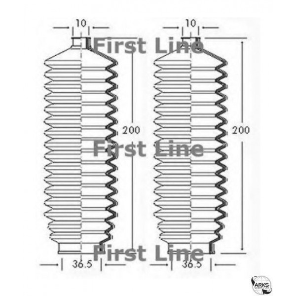 STEERING RACK GAITER KIT image