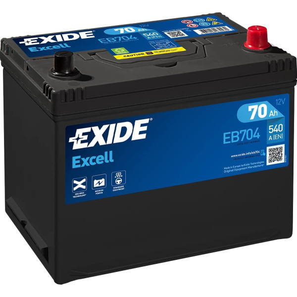 EXIDE Excell Battery 068 12V 70AH image