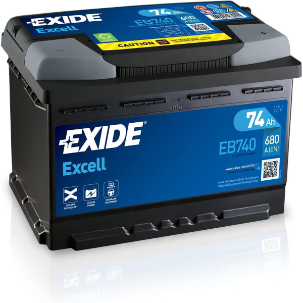 EXIDE Excell Battery 096 12V 74AH image