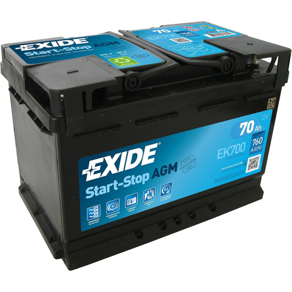 EXIDE AGM Battery 096AGM 12V 70AH image