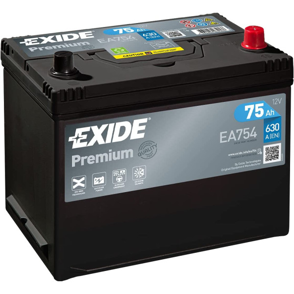 EXIDE Premium Battery 068 12V 75AH image